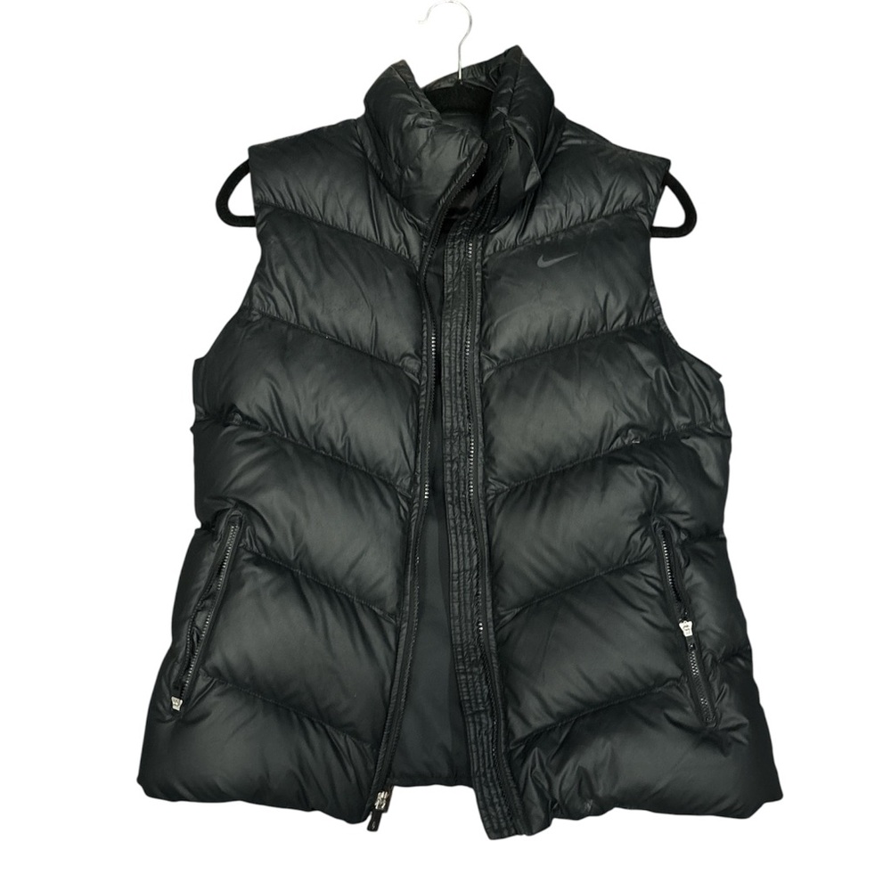 Nike Black Quilted Puffer Vest
